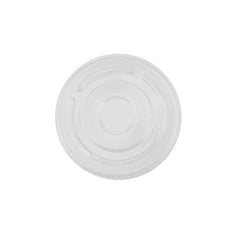 1000 Pieces Flat Lid For PET Juice Cup 12/14/16 Oz With Hole 91 Diameter