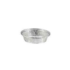 200 Pieces Round Aluminum Containers with Lid 800 ML