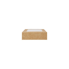 250 Pieces Kraft Square Salad Box with Window
