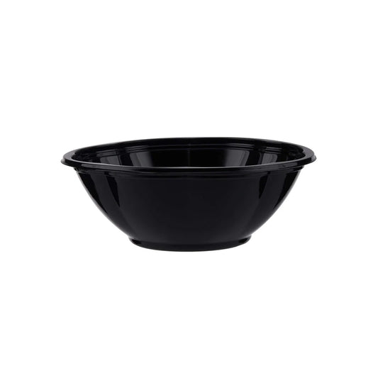 Black Base Round Salad Bowl 24 Oz 300 Pieces