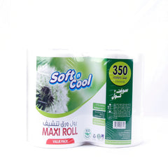 Value Pack Maxi Roll Embossed 350MTR 1 PLY (175MTR X 2 )