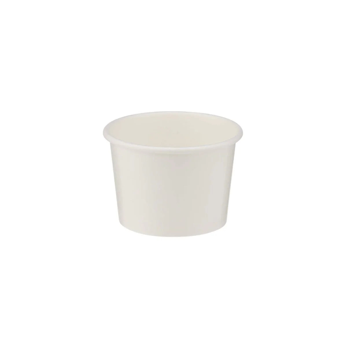 White Paper Ice Cream Cup Base Only