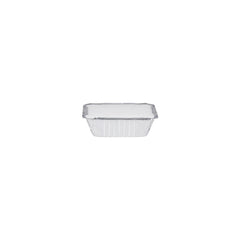 Aluminum Containers with Lid 8325 (127 Mm Length x 100 Mm Width x 35 Mm Height)10 Pieces - hotpack.om