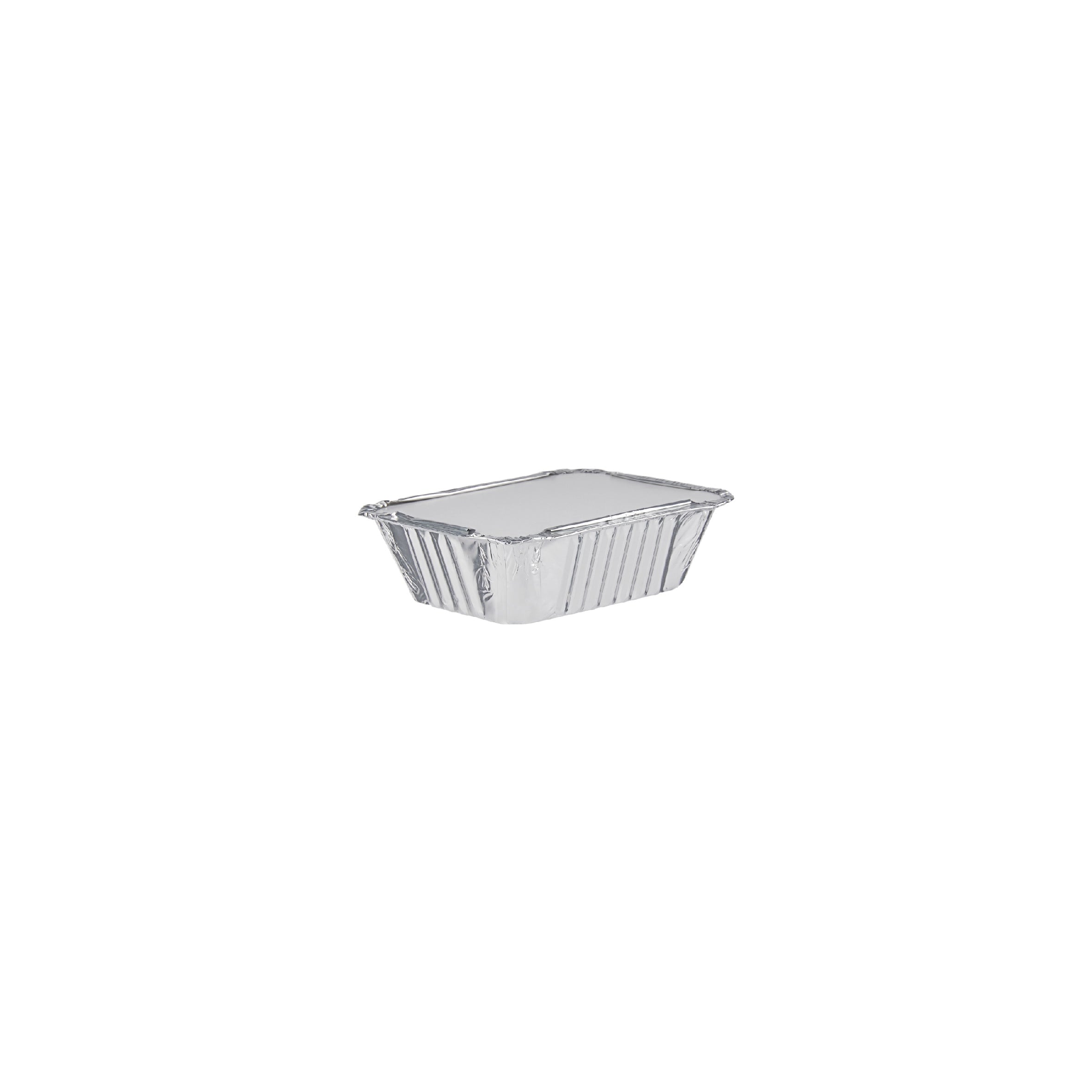 Aluminum Containers with Lid 8325 (127 Mm Length x 100 Mm Width x 35 Mm Height)10 Pieces - hotpack.om