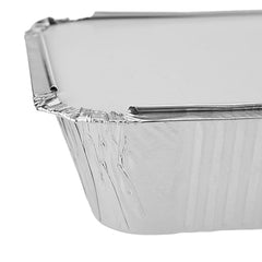 Aluminum takeaway Containers with Lid 8389 ( 890 CC ) 10 Pieces