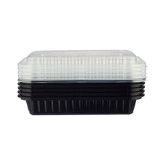 Rectangular Microwaveable Containers With Lid
