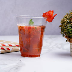 1000 Pieces Clear Pet Juice Cups