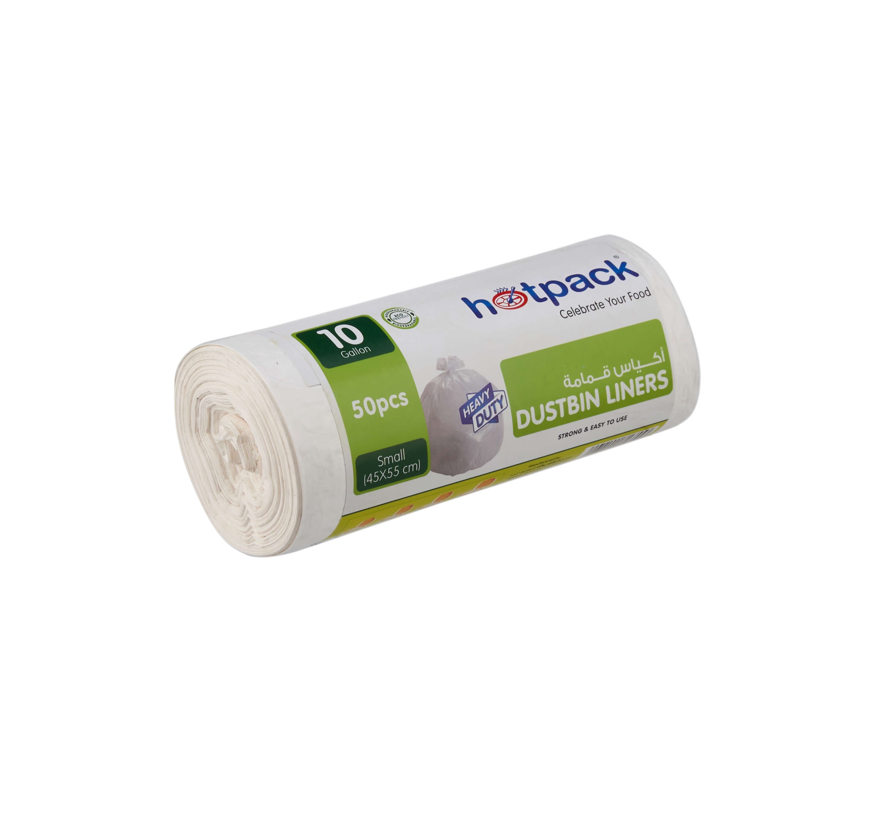 White Dust Bin Bag Roll 45*55
