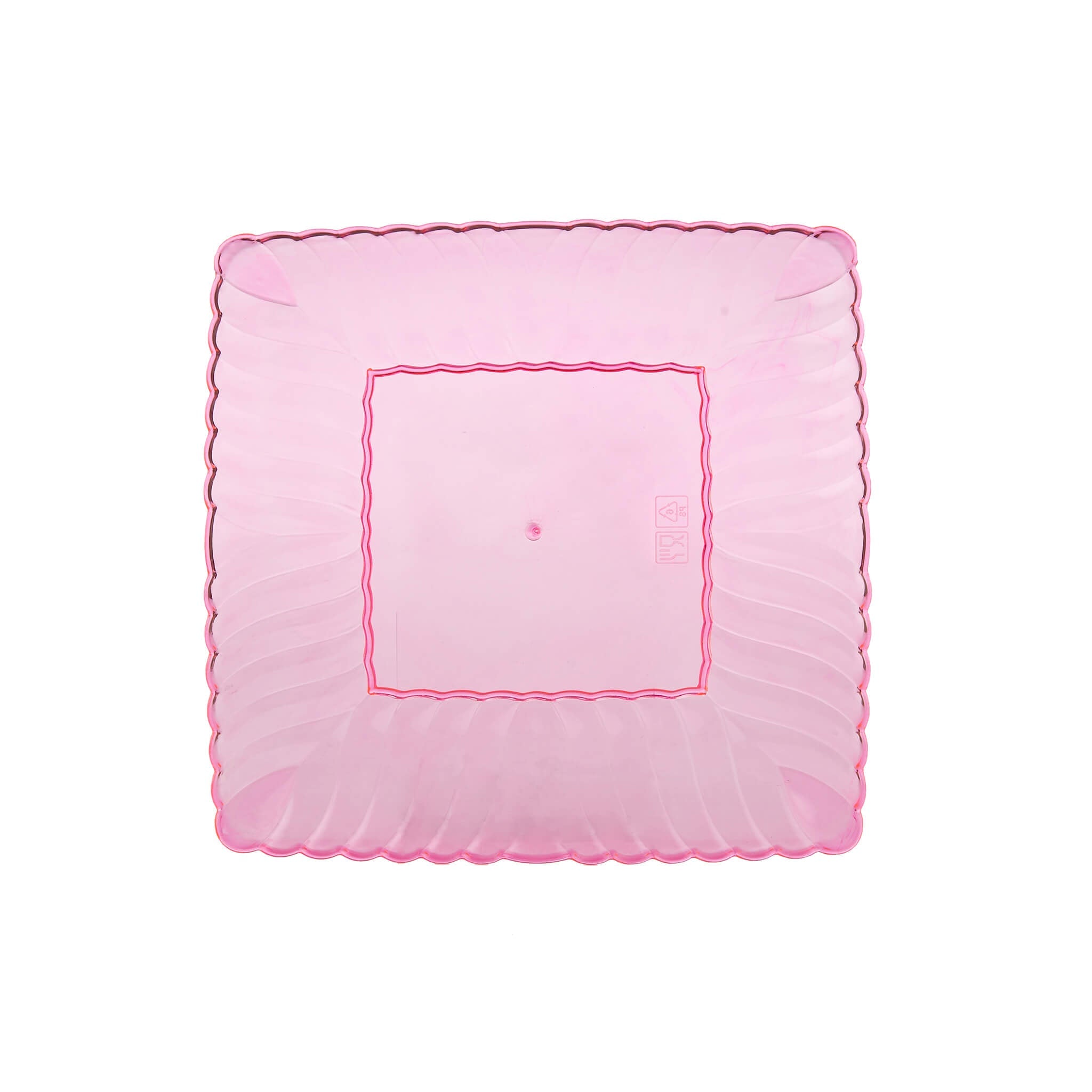 Premium Square Flower Plate - Hotpack Oman