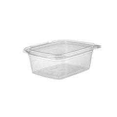 200 Pieces Hinged Square Deli Clear Pet Container 32oz