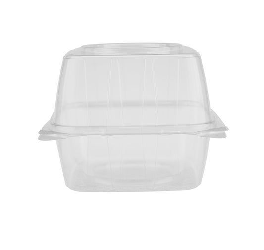 250 Pieces Clear Hinged 6 Croissant Container