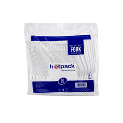 1000 Pieces Plastic Heavy Duty White Fork