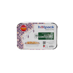 50 Pieces 20 % OFF (4 + 1)Offer Pack Aluminium Container