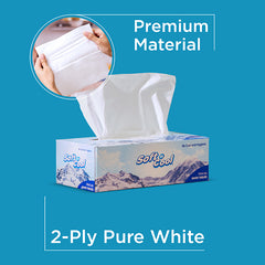 30 Boxes Soft N Cool Facial Tissue 150 Sheets X 2 Ply