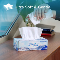 30 Boxes Soft N Cool Facial Tissue 150 Sheets X 2 Ply