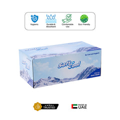 Soft N Cool Facial Tissue 200 Pulls X 2 Ply 5 Boxes + 150 Pull X 2 Ply 1 Box