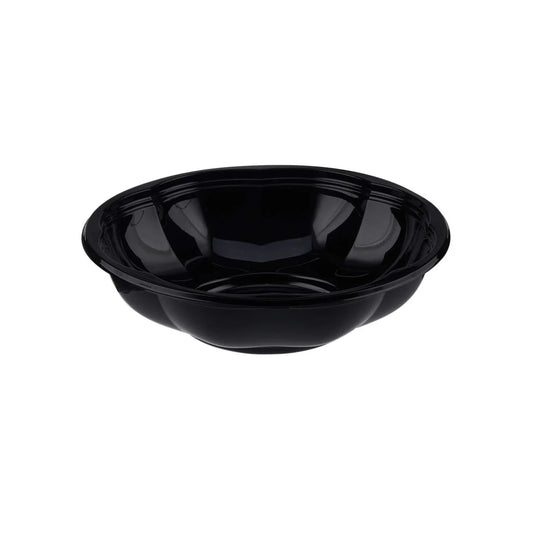 Black Base Round Salad Bowl 18 Oz 300 Pieces