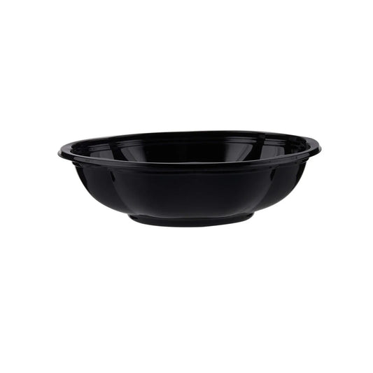 Black Base Round Salad Bowl 18 Oz 300 Pieces