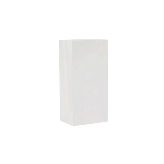 Square Bottom Paper Bags White