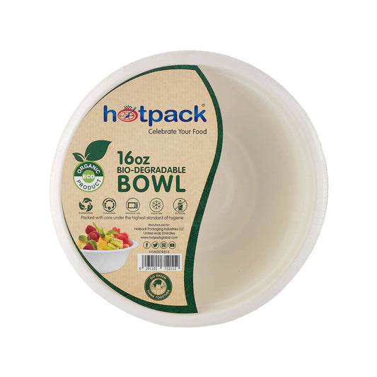 Bio-Degradable Bowl 10 Pieces - hotpack.om