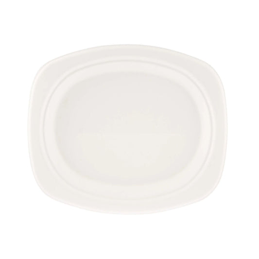 9X6.5 Inch Bio-Degradable Oval Plate 