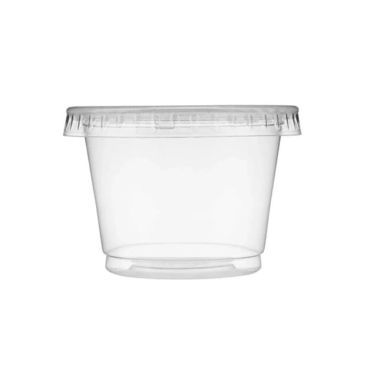 1 Oz Clear Portion Cup 44 Mm Diameter  With Lid