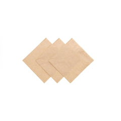 Soft N Cool Paper Folded Brown Napkin 23 X 23 Cm