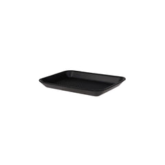 Black Rectangle Foam Tray 21.5 X 17.7 X 1.8 cm 250 Pieces - hotpack.om