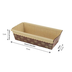 Rectangle Baking Mold 15X6.5X5Cm 