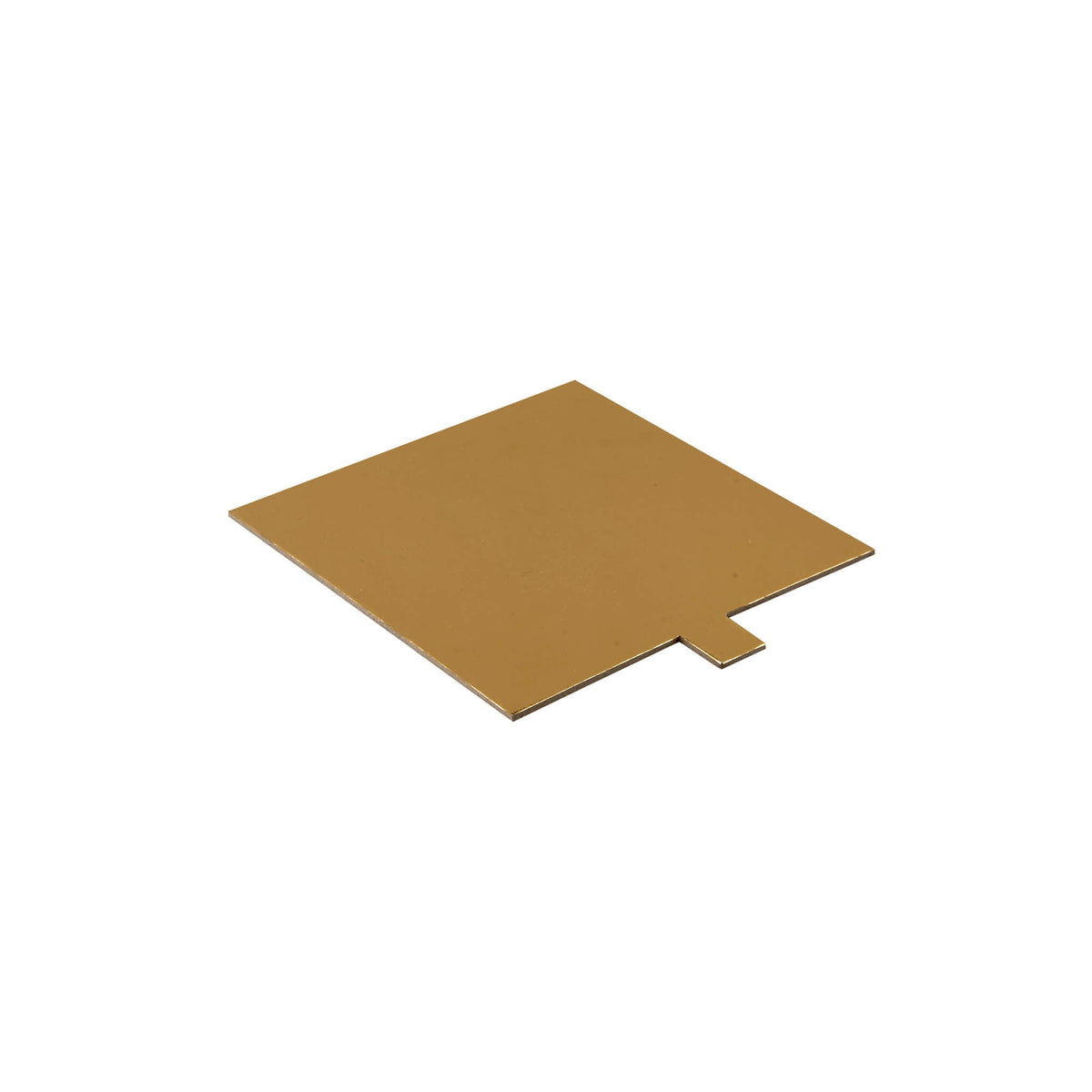 100 Pieces Square Gold Single Cake Piece Board