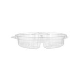 5 Compartment clear container with lid Lid 50 Pieces