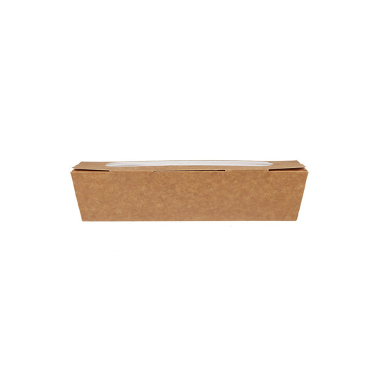 Kraft sandwich Box With Window - Hotpack Oman