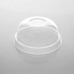 Dome Lid For Pet Juice Cup 4/8/10 Oz Without Hole 78 Mm Diameter 