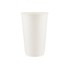 White Double Wall Paper Cups - Hotpack UAE