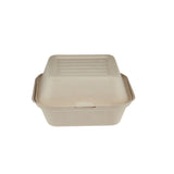 500 Pieces Bio Degradable Hinged Burger Box