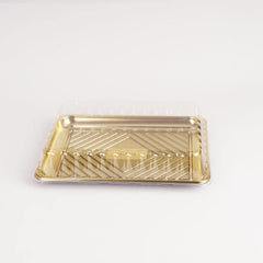 Gold Base Rectangle Cake Container With Lid - Hotpack Oman