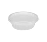 Clear corrugated 250ml round container takeaway container - Hotpack Oman