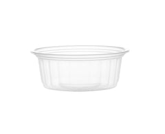 Plastic round clear container for soups and gravy 250ml - Hotpack Oman