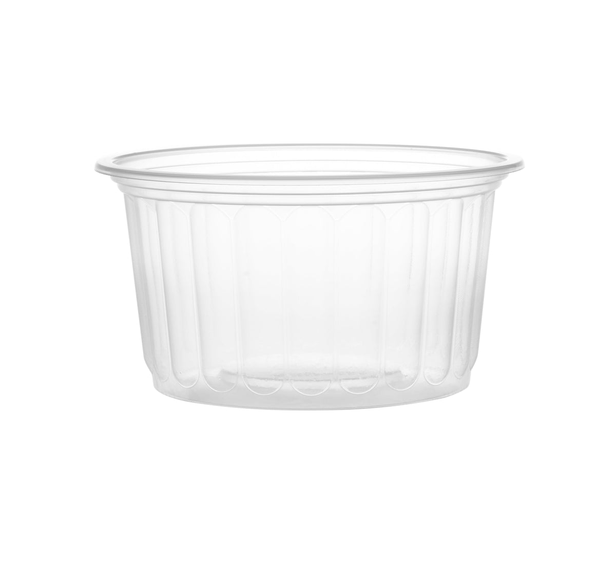 Plastic Corrugated Clear Round Container - Hotpack Oman