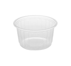 Plastic Corrugated Clear Round Container - Hotpack Oman