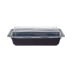 Black Base Rectangular Container 28 Oz 300 Pieces - Hotpack Oman