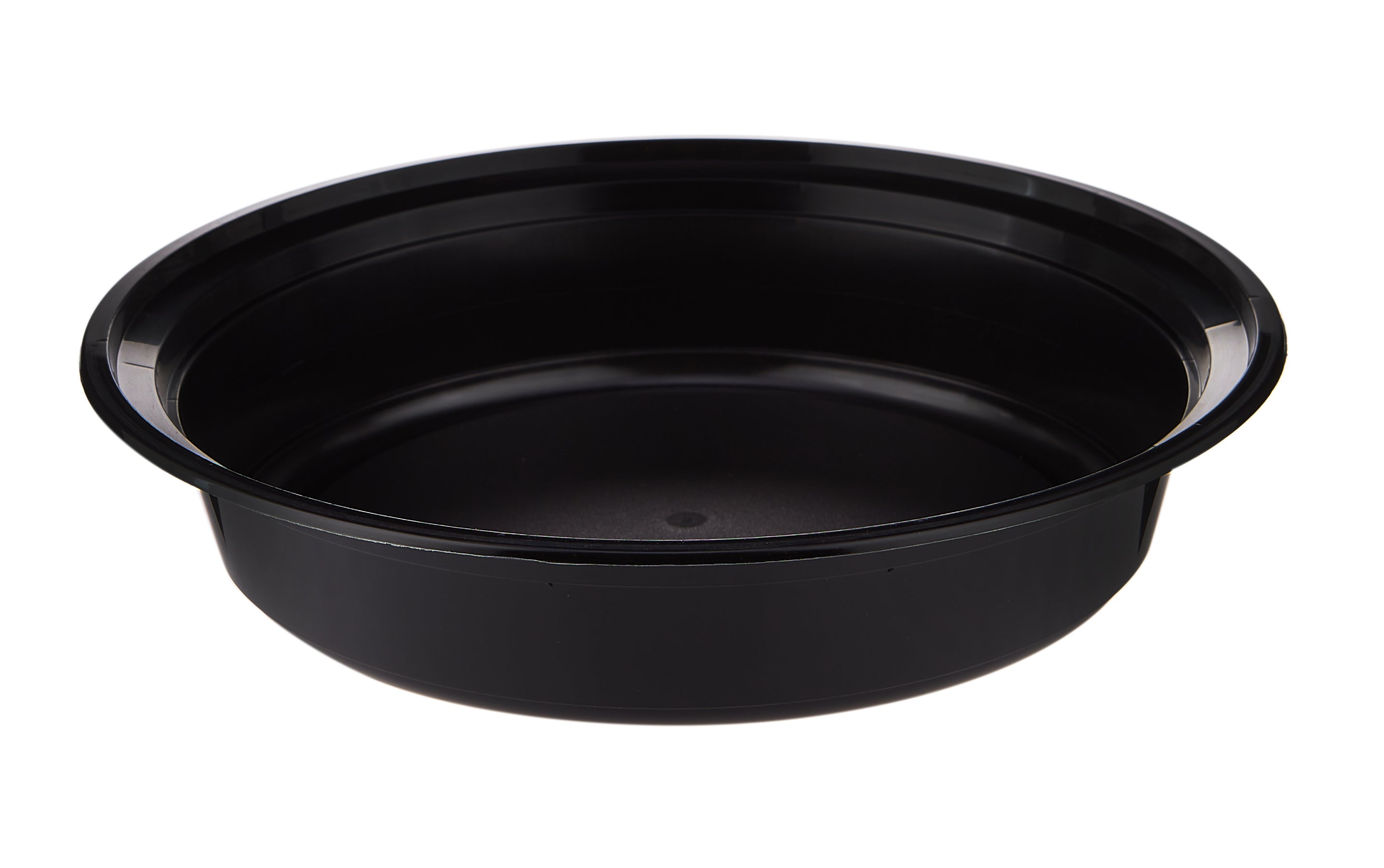 Black Base Round Container 48 oz 300 Pieces - Hotpack Oman