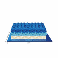 Blue Rectangular Cake Board 5 Pieces - Hotpack Oman