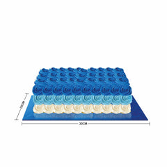 Blue Rectangular Cake Board 5 Pieces - Hotpack Oman