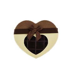 Chocolate Gift Box Heart Shape 21 Division - 1 Piece - Hotpack Oman