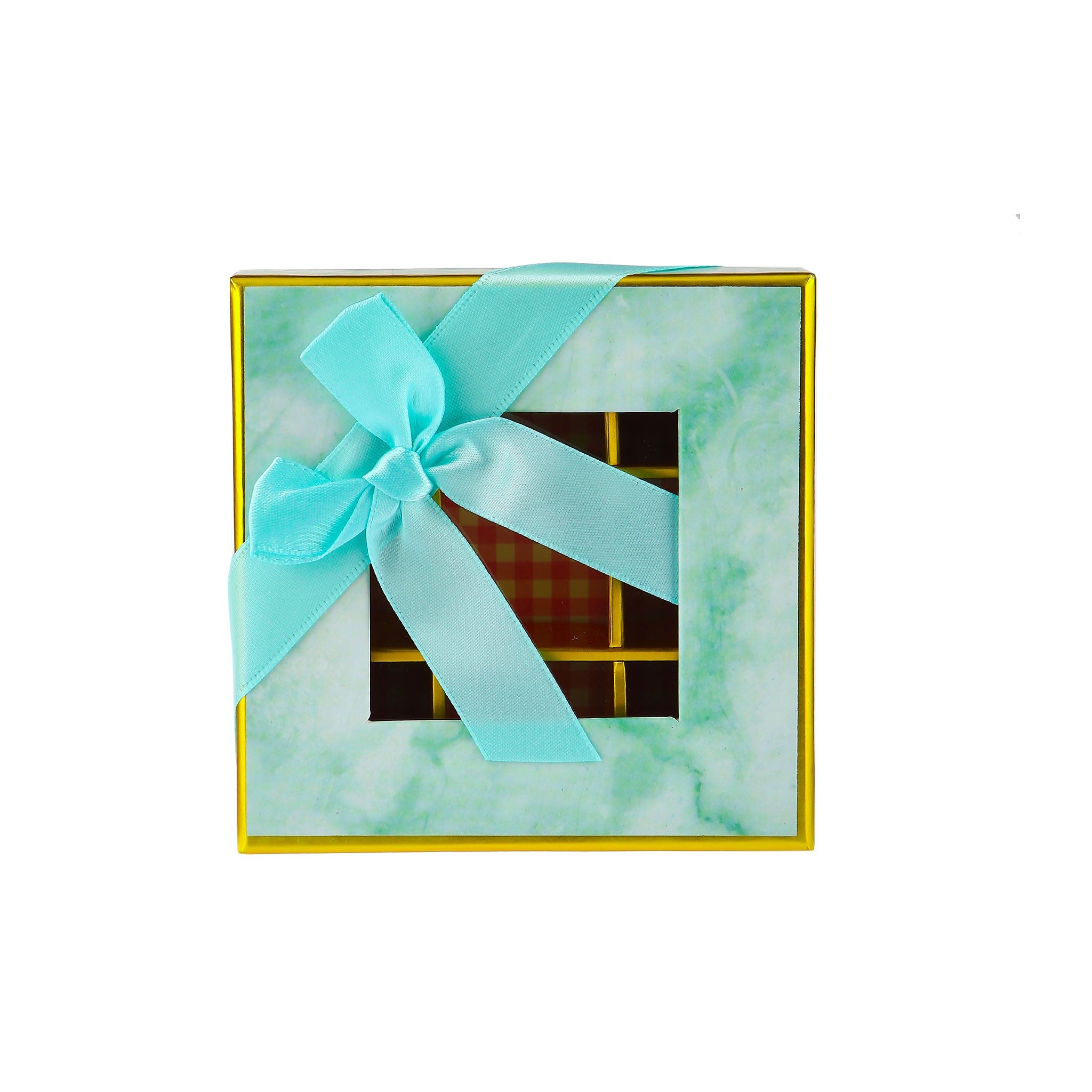 Square Chocolate Gift Box Shape 09 Division - 1 Piece - Hotpack Oman