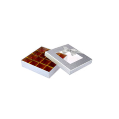 Square Chocolate Gift Box 25 Divison - 1 Piece - Hotpack Oman