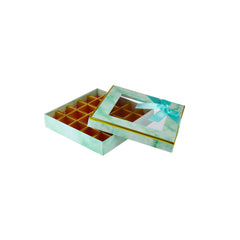 Square Chocolate Gift Box 25 Divison - 1 Piece - Hotpack Oman