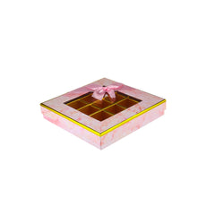 Square Chocolate Gift Box 25 Divison - 1 Piece - Hotpack Oman