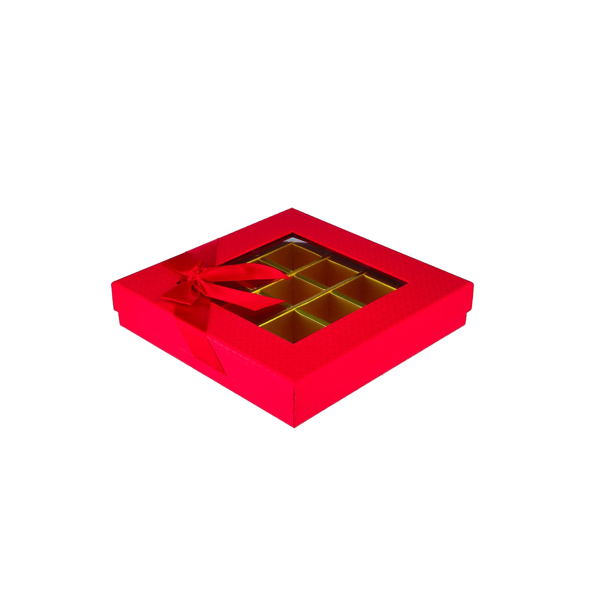 Square Chocolate Gift Box 25 Divison - 1 Piece - Hotpack Oman